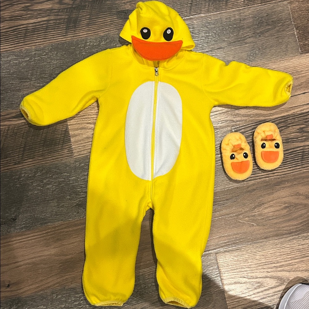 Yellow Duck Costume for Kids